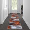 Flash Furniture Red 2' x 7' Abstract Design Accent Area Rug ACD-RGTRZ863-27-OR-GG - alternate 1